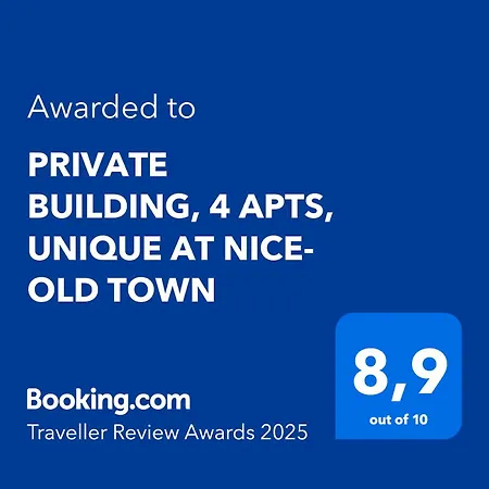 Private Building, 4 Apts, Unique At Nice- Old Town * Nicea